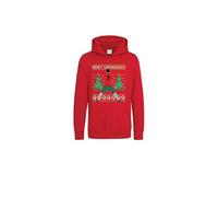 BlackMacaw Sweat à capuche pour enfants inspiré de Ronaldo - Motif football - Pour garçons et filles - 5 à 13 ans - Numéro 7 - Noël SIU, Rouge, 9-11 ans