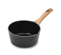 Blackmoor Sherwood Classic 65269 Casserole à lait avec poignée en bakélite effet bois et bec verseur Revêtement céramique anti-adhésif Sans PFAS Compatible avec tous les types de plaques de cuisson
