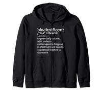 BLACKNIFICENT Dictionnaire Black History Month Pride Meme Sweat à Capuche