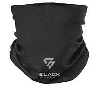 BlackNugget® capuche noir foncé carénage visage tissu foulard masque multifonctionnel vêtement multifonctionnel bandeau foulard masque fonctionnel vêtement