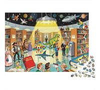 Blackout du Livre de Fiction de la bibliothèque Puzzle en Bois Imperméable Puzzles De 1000 Pièces pour Adultes Cadeaux Impossible Jeux Éducatifs