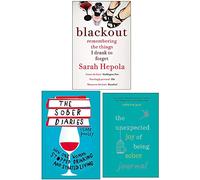 Blackout, The Sober Diaries, The Unexpected Joy of Being Sober Journal, ensemble de 3 livres