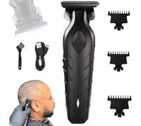 Blackout Trimmer Plus Zero Gap, Cordless Rechargeable Zero-Gapped Safety Razor Hair Clipper for Men, Fast Carving, Instantly Do Crispy Line Ups
