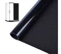 Blackout Window Film, Self Adhesive Sheet, Light Blocking Glass Film Roll, Heat Control Window Sticker UV Frosted for Bedroom Living Room Bathroom Kitchen Office Dorm Garage Home Use 40x100cm