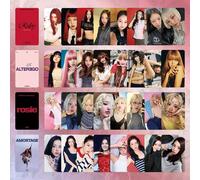 BlackP, JENNIE, LISA, ROSE, JISOO, AESPA, Karina, Giselle, Winter Ningning, 8 cartes photo à collectionner, 92 cartes photo à collectionner - Kit de scrapbooking fait par des fans, cartes à collection