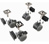BLACKPANTHERSYSTEM BLACKPANTHERSYSTEM Caster Set with 4 casters