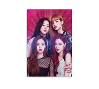 Blackpink 12 Pop Art icônes musicales classiques Poster de célébrité pour cour, jardin, porte, bar, café, décoration murale 30 x 45 cm