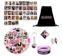 Blackpink Accessoire, Ensemble cadeau Blackpink, Coffret Cadeau Fans de Blackpink, Personal Blackpink Merchandise Coffret Cadeau, Carte Photo au Beurre Blackpink, Cartes Transparentes Blackpink