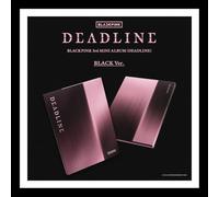 BLACKPINK - BLACK Ver. BLACKPINK DEADLINE 3rd Mini Album R+Photo Book+Poster+5 Sticker+4 Card+GIFT K-POP