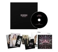 BLACKPINK - BLACKPINK - [THE ALBUM] (VERSION #1) Hardcover Photobook + Postcard Set + Credits Sheet + Lyrics Booklet + Photocard + Postcard + Sticker + Mounted Photocard + CD + 2 Pin Badges + 4 Extra Photocards