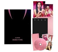 BLACKPINK - BORN PINK 2nd Album [PINK Ver.] + 2 Pin Badges + 4 Extra Photocards