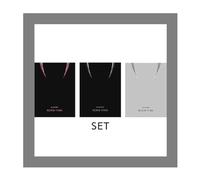 Blackpink Coffret 2ème album version CD + poster + livre photo + paroles d'accordéon + grande carte photo + film instantané + carte photo selfie + suivi (noir + rose + gris)
