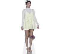 Blackpink Jennie (Yellow) Silhouette en carton Grandeur Nature