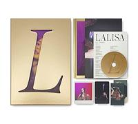 BLACKPINK LISA - BLACKPINK LISA FIRST SINGLE ALBUM - LALISA [ GOLD VER. ] PHOTOBOOK + LYRICS PAPER + CD + PHOTOCARD + POLAROID + DOUBLE-SIDED POSTER