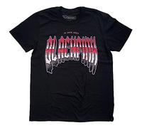 BLACKPINK T Shirt Gothic Band Logo Nouveau Officiel Unisex Noir Size M