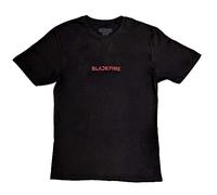 BlackPink - T-shirt Pink Venom Photo de Groupe de Coton pour Adultes Unisexe, Noir , S