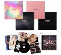 BLACKPINK - THE ALBUM 1st FULL ALBUM (Random Ver.) Package Box + Hardcover Photobook + Postcard Set + Credits Sheet + CD + 2 Pin Badges + 4 Extra Photocards Official K-POP Sealed Album