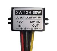 Blackr Convertisseur Buck 12 V vers 6 V DC, régulateur de tension d'alimentation 10 A 60 W DC