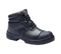 Blackrock Avenger S3 Bottes de travail de sécurité en cuir entièrement imperméables avec protection antistatique, embout en acier et semelle intercalaire protectrice en acier, support de cheville