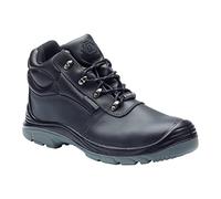 Blackrock Bottes de travail imperméables Sumatra, embout en acier, pour hommes et femmes, chaussures utilitaires, chaussures de travail et de jardinage, noires, légères, largeur large, antidérapantes