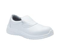Blackrock Chaussures de sécurité à enfiler , hommes et femmes, embout en acier, chef, soins infirmiers, orthopédiques, chaussures de travail antidérapantes, hygiène, restauration, cuisin