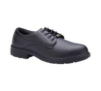 Blackrock Chaussures de sécurité intelligentes ESD Oxford, Composites, Noires, Chaussures à Embout sans métal, Smart, Cuir, Oxford, Chaussures de sécurité de Bureau, Taille UK 8/EU 42
