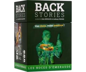 Blackrock Games BACKSTORIES - Les Noces D'ÉMERAUDES Jeu de société d'aventure d'exploration et d'énigmes Aventure épique Escape Game dès 10 Ans 1 à 6 Joueurs La boîte