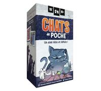 Lumberjacks Studio – Jeu de société Chats de Poche – Jeu de stratégie, 2 joueurs – Format poche