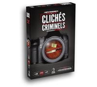 Blackrock Games CLICHÉS CRIMINELS - Jeu d'Enquête Immersif et Coopératif avec Application Interactive - 16 Ans et Plus - 3 enquêtes - Photos et Documents réalistes - Blue Cocker