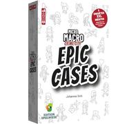 Blackrock Games Micro Macro Epic Cases - Jeu d'enquête - 3 enquêtes XXL - nécessite Les 4 Jeux de Base - Version Française