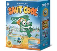 Blackrock Games Saut Cool - Jeu d’Adresse Familial dès 7 Ans - 2 à 4 Joueurs - Grenouilles Sauteuses & Défis
