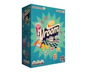 Blackrock Games - Vroom - Jeu de Course Coopératif - 3 à 6 Joueurs - Dès 8 Ans - Voitures en Bois, Modules Évolutifs - Big Moustache Games