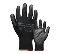 Blackrock Gants de travail en PU, hommes et femmes, jardinage, peintres, EPI, entrepôt, pour une bonne prise en main, gants de jardinage, extérieur, ramassage des déchets - Taille 9/Larg