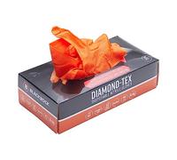 Blackrock Gants jetables Mechanics Diamond-Textured, 50 boîtes, gants jetables en nitrile, ingénierie, Gripz, usage intensif, médical, alimentaire, sans latex, non stérile, premiers secours orange EP