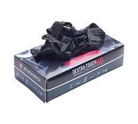 Blackrock Gants jetables Nitrile Medium - Sans poudre, sans latex, gants en caoutchouc non stériles à usage multiple pour l'industrie, qualité alimentaire Chaque boîte contient 100 gants noirs