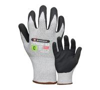Blackrock Gants Sandy Nitrile Lithium résistants aux coupures niveau C, pour hommes et femmes, sculpture sur bois, résistance aux coups de couteau, gants de travail de sécurité, Gri