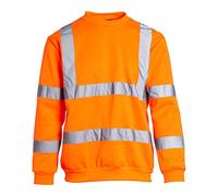 Blackrock Jumper haute visibilité orange, pull à manches longues haute visibilité pour hommes et femmes, vêtements de travail d'hiver, sweatshirt, manches longues épaisses haute visibilité