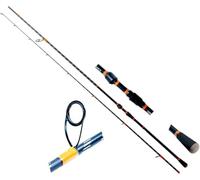 BLACKROCK- Leurre Shaman Specialist 9/2.7m Action 7-35g Medium Light High Modulus 20T Carbon Specialist Marine Leurre Canne à Pêche Super Léger Action Ultra Rapide