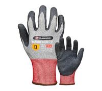 Blackrock Magnesium-LC Gants de travail résistants aux coupures de niveau D en latex antidérapant pour homme et femme, doublure de sécurité en acier et fibre de verre, couteau, protection des lames et