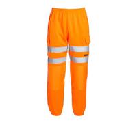 Blackrock Pantalon de Travail Orange Haute visibilité, Pantalon de Travail de sécurité pour Hommes et Femmes, Utility, Jogging Haute visibilité, Pantalons de survêtement, vêtements