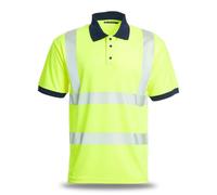 Blackrock Polo Haute visibilité Eco+, Protection SPF50+, Taille XL