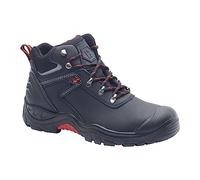 Blackrock Tempest S3 Bottes de travail entièrement étanches à embout en acier, chaussures de travail noires pour hommes et femmes, chaussures de sécurité résistantes à la chaleur