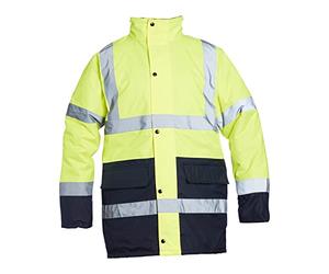 Blackrock Veste imperméable isolante haute visibilité, veste jaune