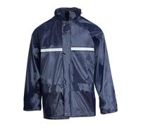 Blackrock Veste imperméable Navy Cotswold pour hommes et femmes, unisexe, imperméable pour l'extérieur, manteau, coutures entièrement étanches, anorak zippé, cagoule, imperméable lége