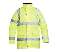 Blackrock Veste isolante imperméable haute visibilité, pour hommes et femmes, veste jaune, manteau, utilitaire et sécurité, haute visibilité, hydrofuge, certifiée EN 20471 classe 3, EN343 3:1