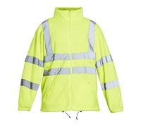 Blackrock Veste polaire jaune haute visibilité, hommes et femmes, Anti-Pill durable et chaud, vêtements de travail de sécurité réfléchissants à haute visibilité, entièrement certifiés EN