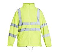 Blackrock Veste polaire jaune haute visibilité, hommes et femmes, Anti-Pill durable et chaud, vêtements de travail de sécurité réfléchissants à haute visibilité, entièrement certifiés EN