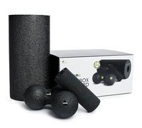 BLACKROLL® BLACKBOX | Kit de massage avec rouleau, balle et duoball de massage | Set d'automassage et de yoga pour massage efficace des trigger points | Kit pour fascias