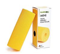 BLACKROLL Blackroll MINI| Le petit rouleau de massage en mousse original pour l'exercice des fascias, le fitness, le yoga et la récupération musculaire en jaune