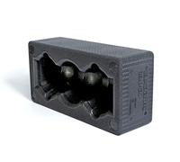 Blackroll Block L'ORIGINAL Rouleau de fascia Rangement Accessoires, NOIR